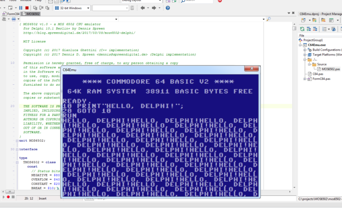 assembler 6502 emulator